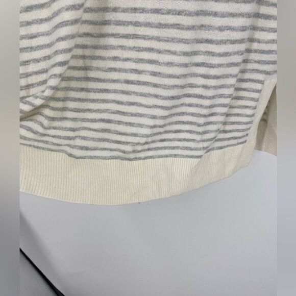 LOFT Women’s Crew Neck Long Sleeve Color Block Striped Sweater Size S - Picture 5 of 6